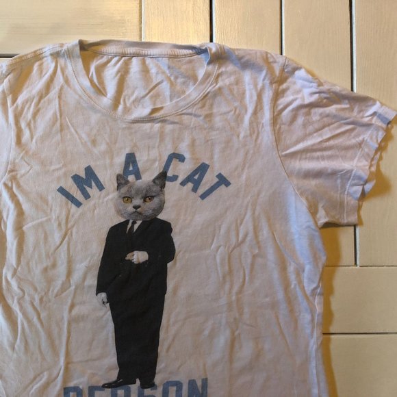 π3 for $15π "I'm a Cat Person" Vintage Tee - Picture 7 of 7